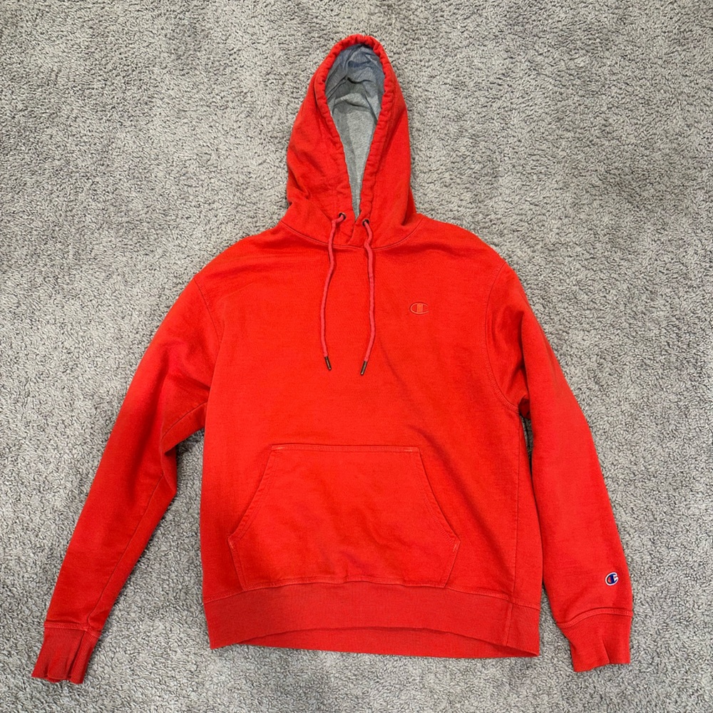 Red Champion Hoodie
